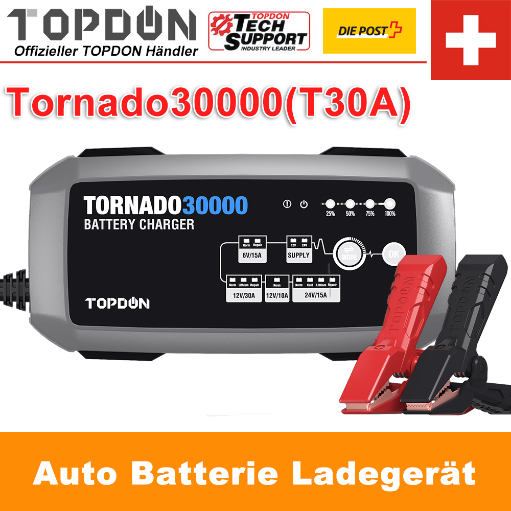 TOPDON JS3000 Power Bank 3000A Auto Starthilfe 24800Mah 12V Auto